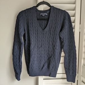 Tommy Hilfiger V-neck Cable Knit Sweater